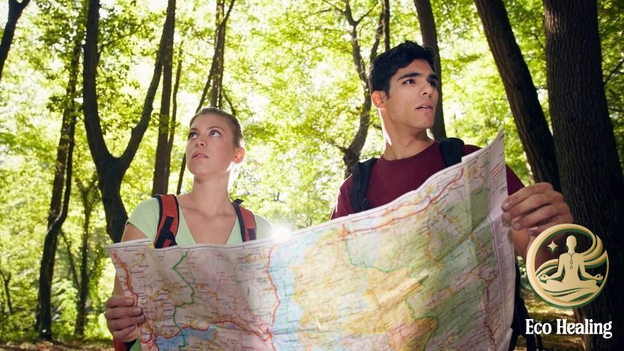 Cách sử dụng Bản đồ và La bàn (hoặc ứng dụng) khi lạc đường.